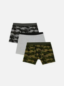 Pack De 3 Braguitas Bóxer De Algodón
