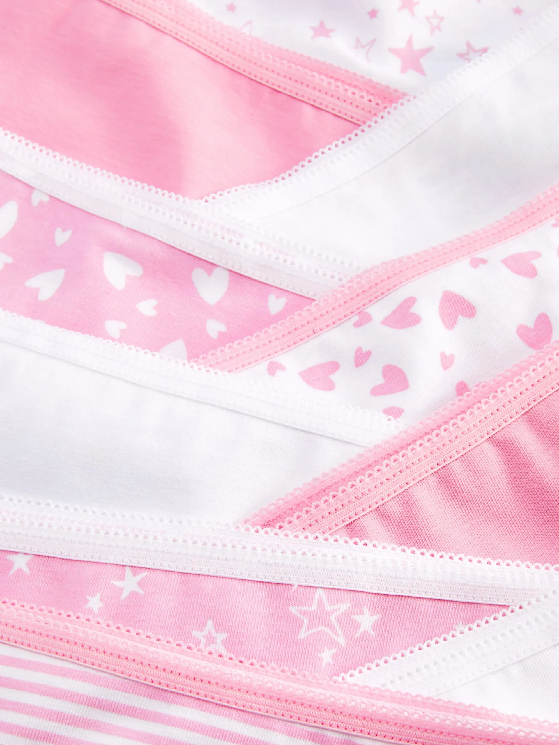 Pack De 10 Braguitas Con Corazones Y Estrellas