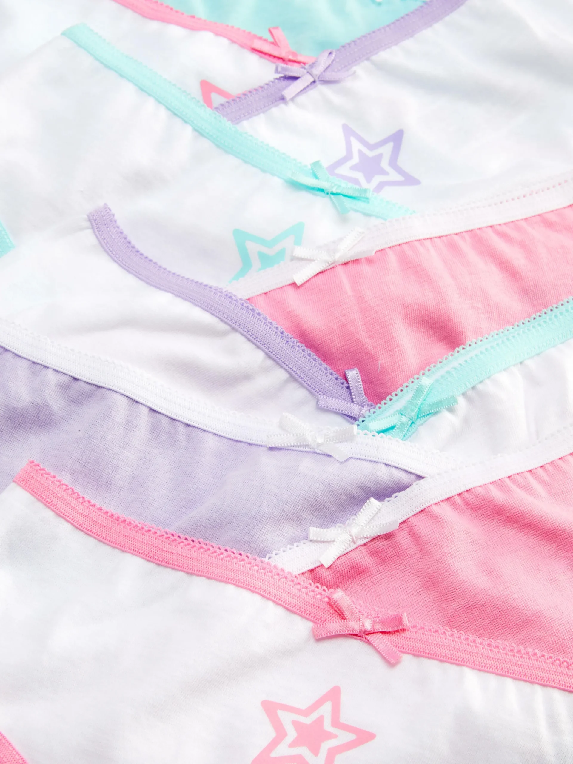 Pack De 10 Braguitas Con Estampado De Estrellas