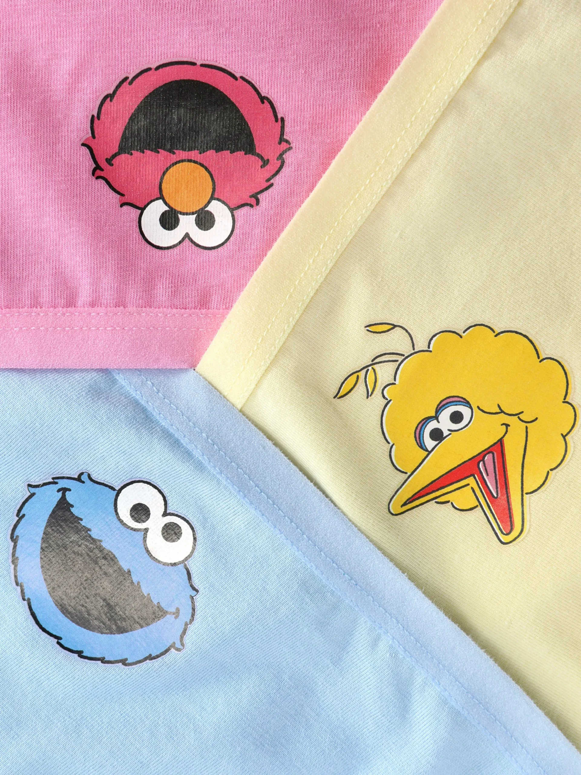 Pack De 3 Braguitas Con Personajes De Barrio Sésamo