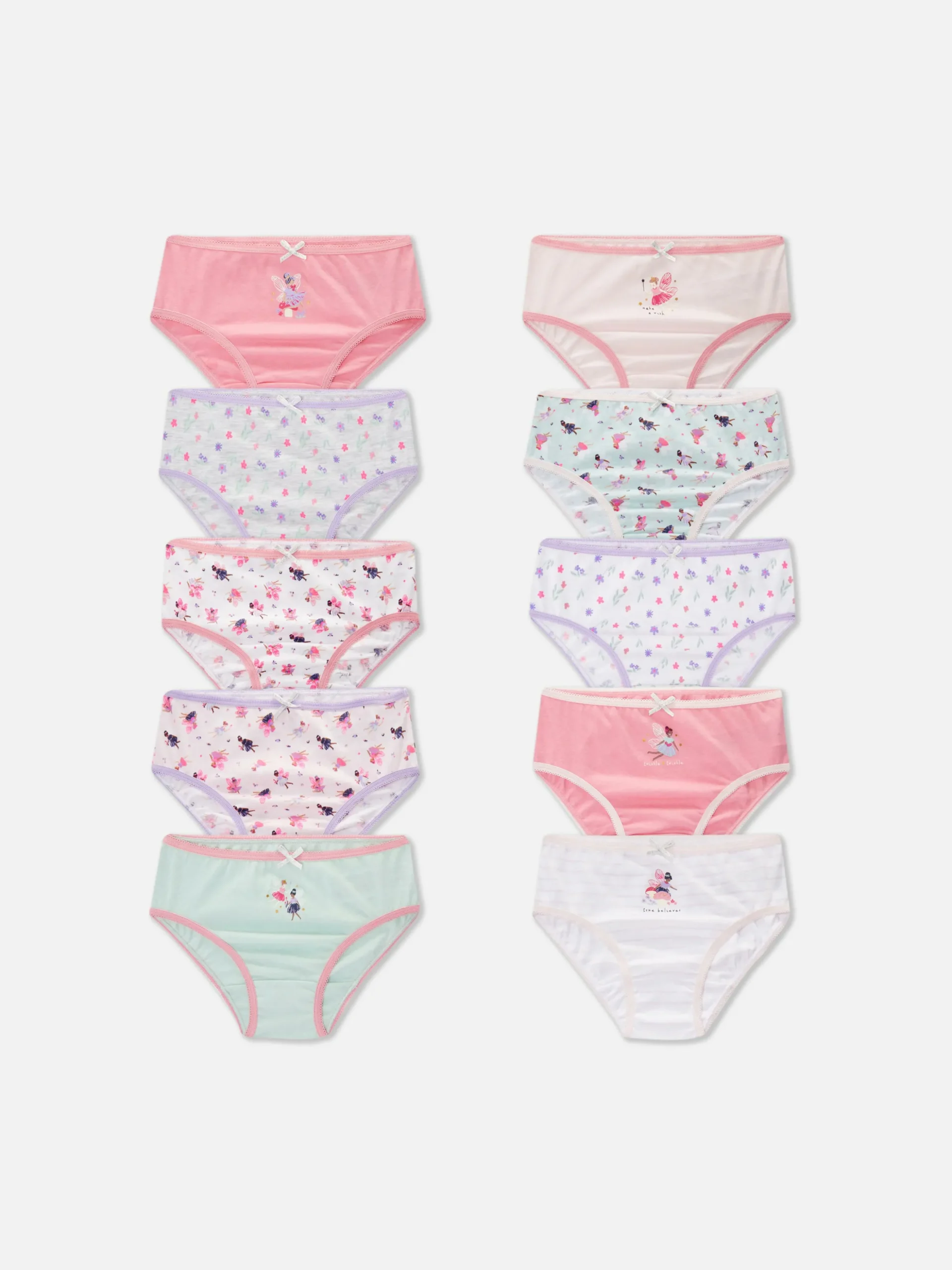 Pack De 10 Braguitas De Hadas
