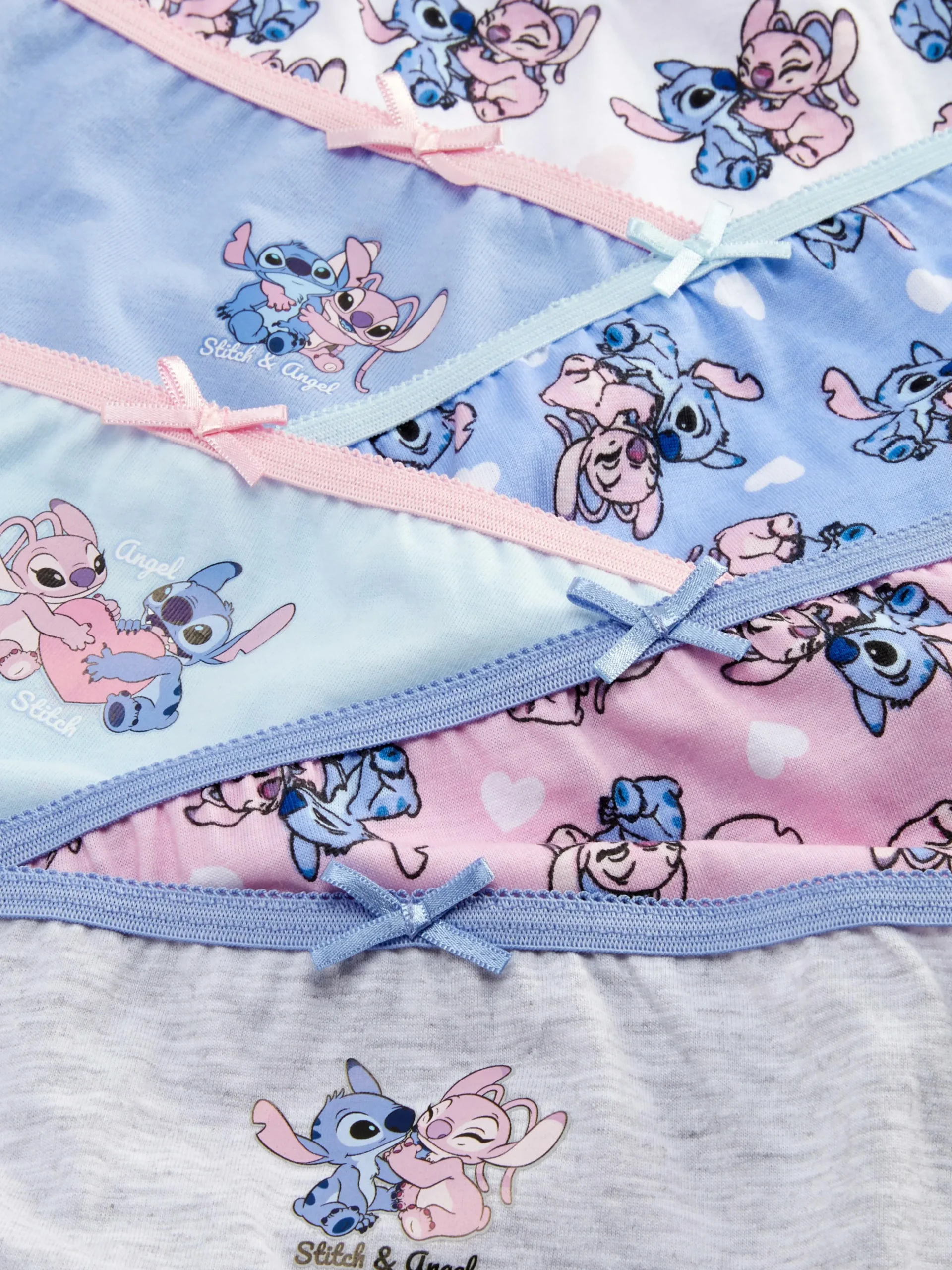 Pack De 6 Braguitas De Stitch Y Ángel De Disney