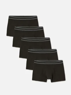 Pack De 5 Braguitas De Talle Bajo Tipo Bóxer