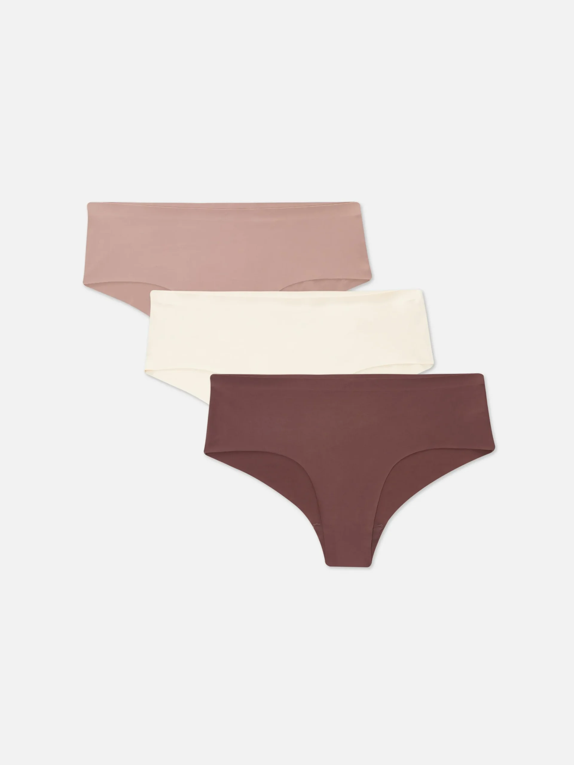 Pack De 3 Braguitas Invisibles De Talle Bajo