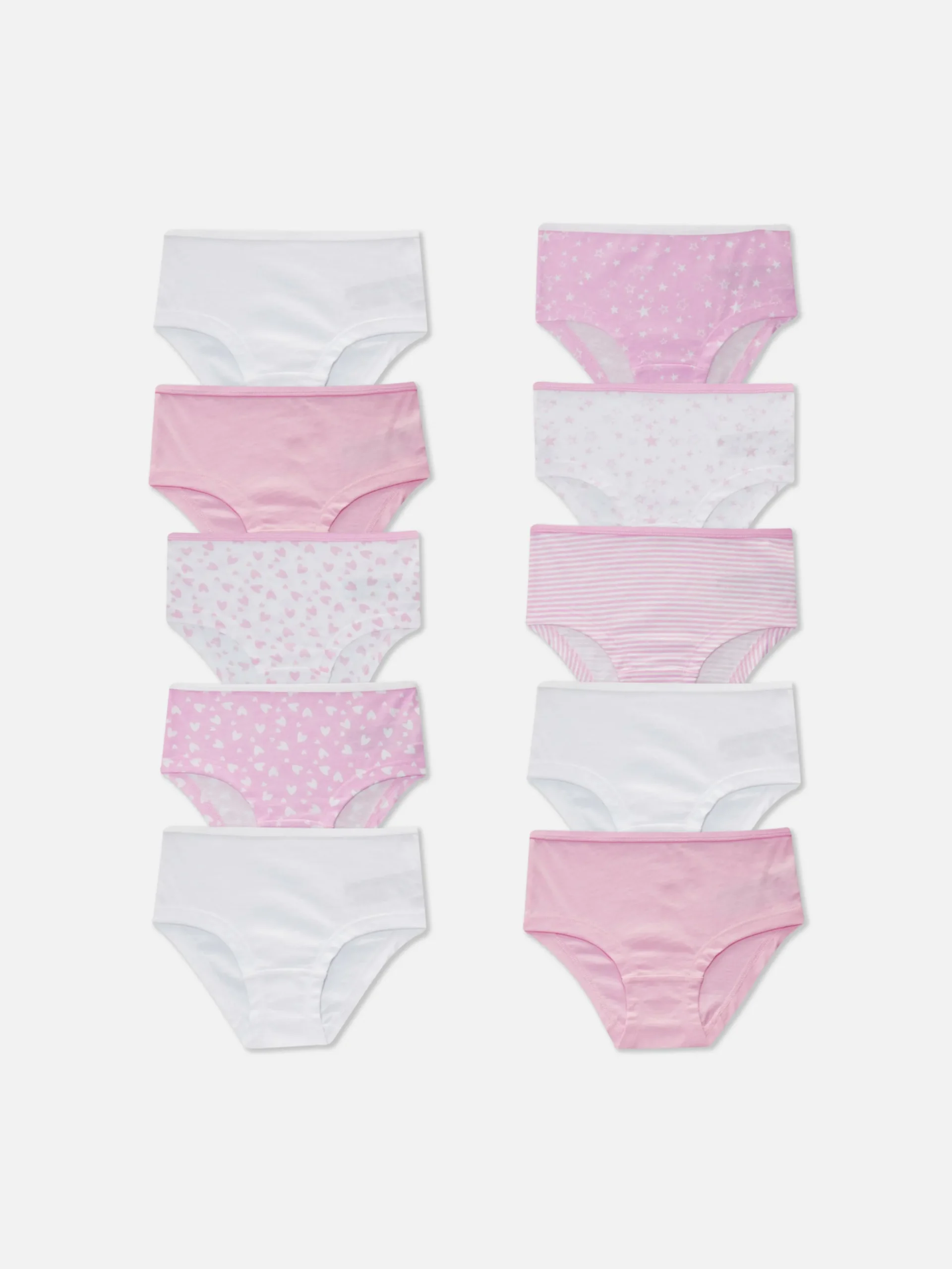 Pack De 10 Braguitas Mixtas De Talle Bajo
