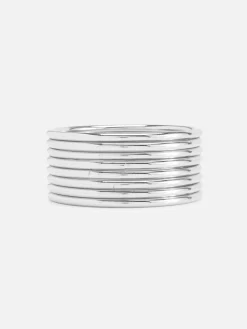 Pack De 8 Brazaletes De Metal