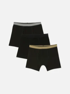 Pack De 3 Bóxers Con Cinturilla Metalizada