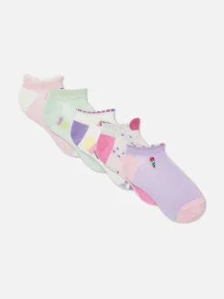 Pack De 5 Calcetines Bajos Con Estampado De Helados