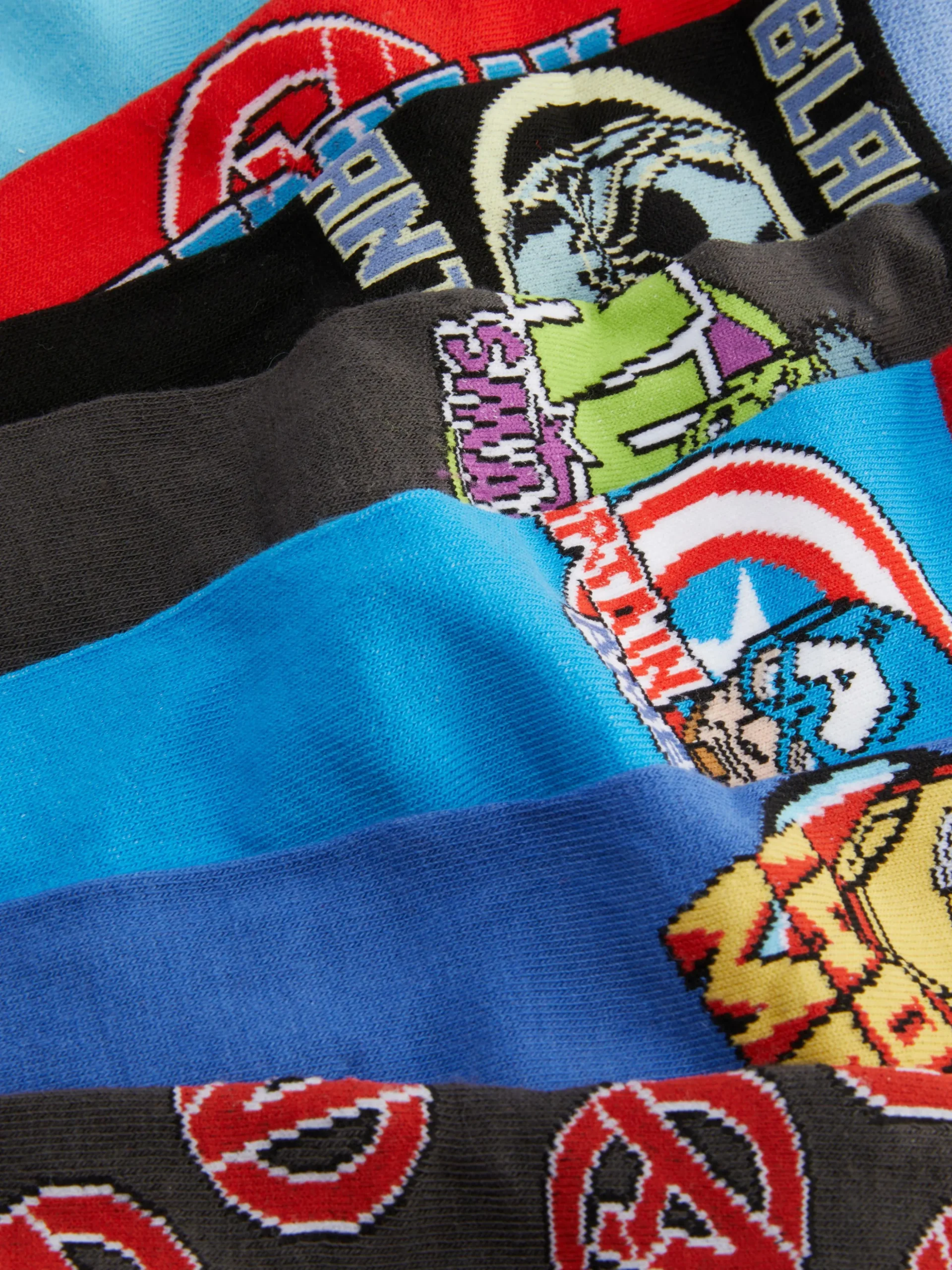 Pack De 7 Calcetines De Los Vengadores De Marvel
