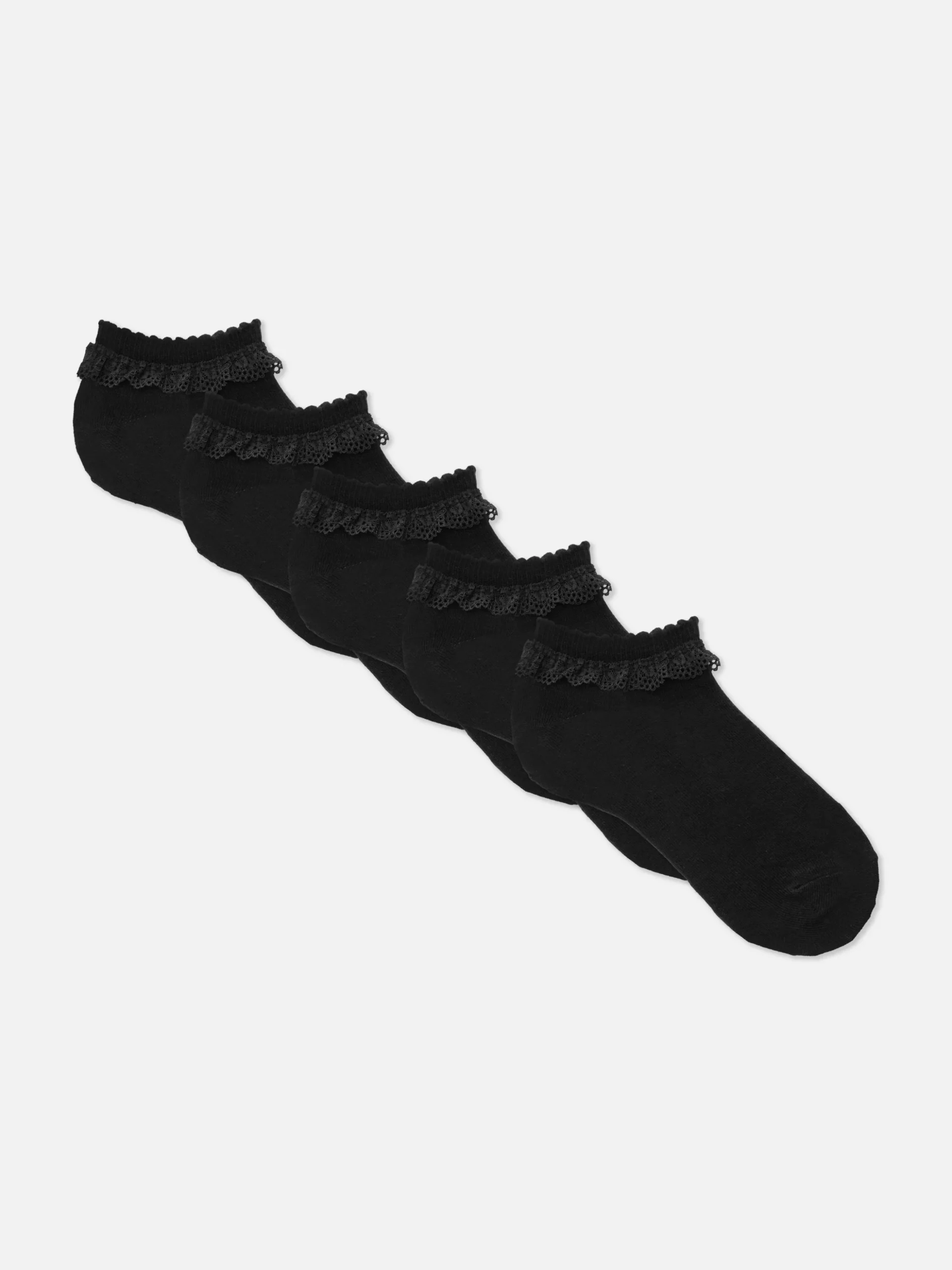 Pack De 5 Calcetines Deportivos Con Volantes