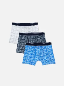 Pack De 3 Calzoncillos Bóxer Con Estampado Space Dye