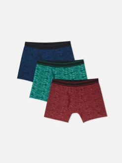 Pack De 3 Calzoncillos Bóxer De Algodón De Space Dye