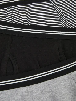 Pack De 3 Calzoncillos Con Cinturilla A Rayas