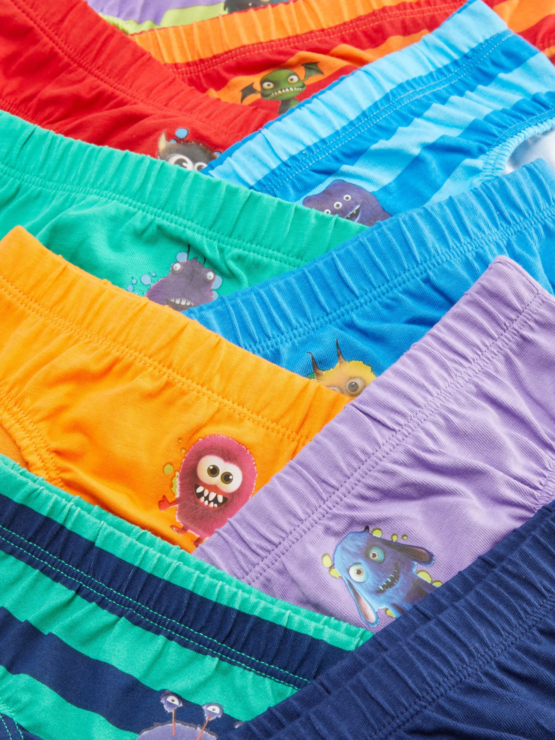 Pack De 10 Calzoncillos Con Estampado De Monstruos