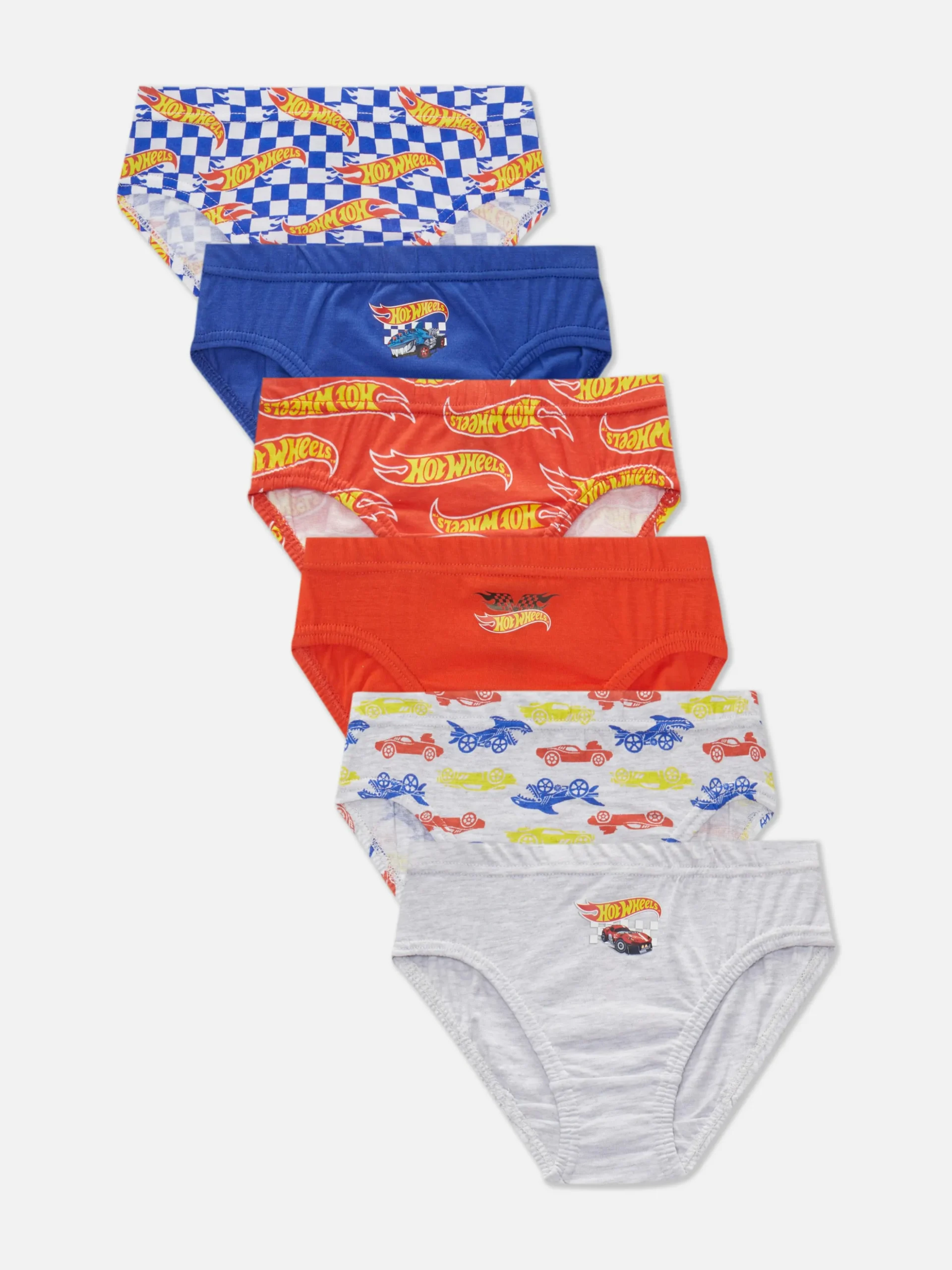 Pack De 6 Calzoncillos De Hot Wheels