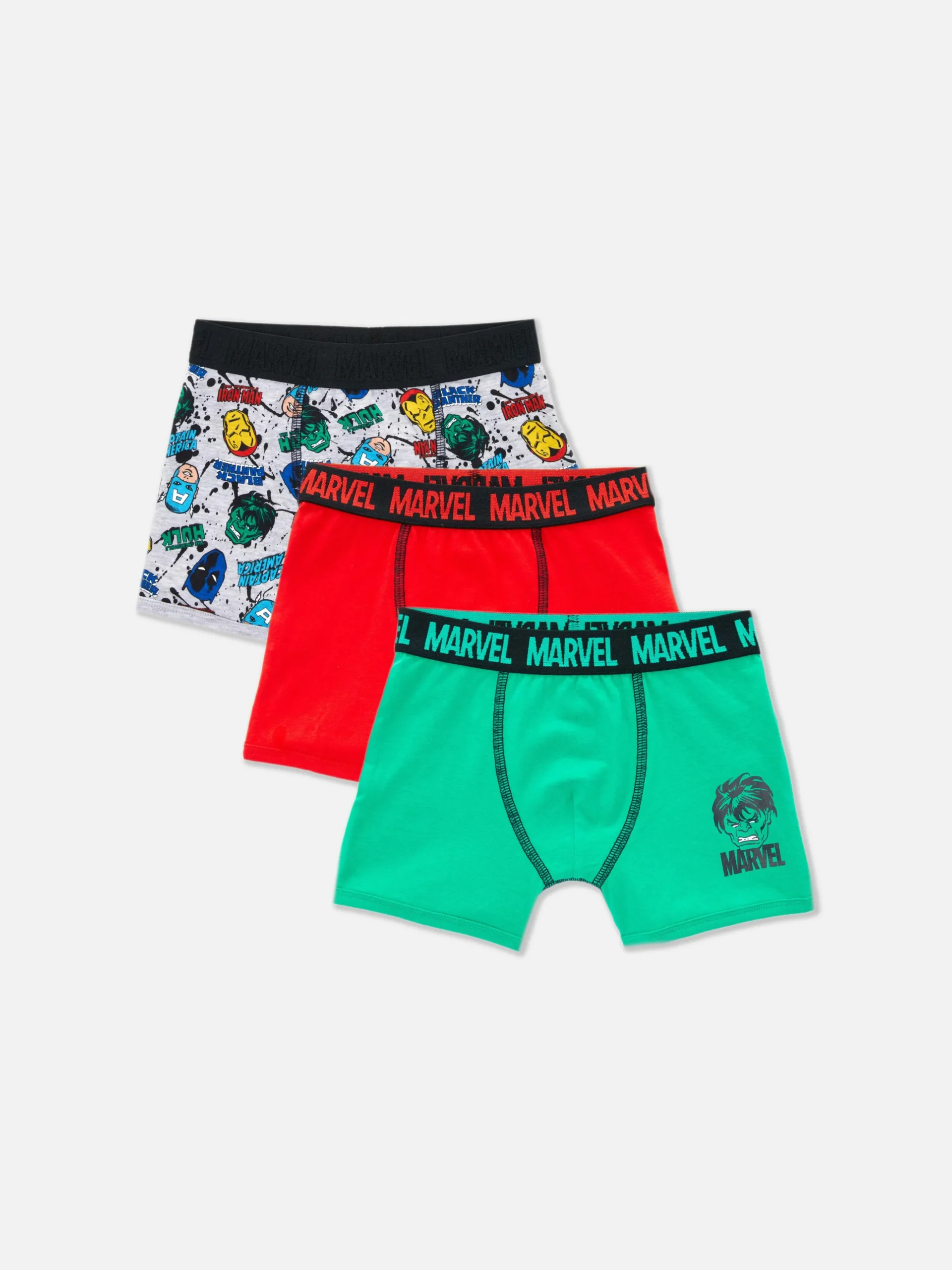 Pack De 3 Calzoncillos De Los Vengadores De Marvel
