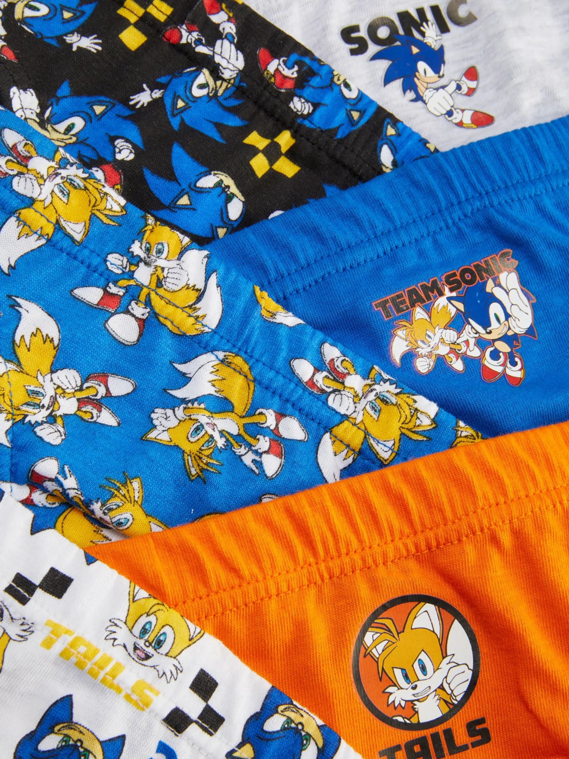 Pack De 6 Calzoncillos De Sonic, El Erizo