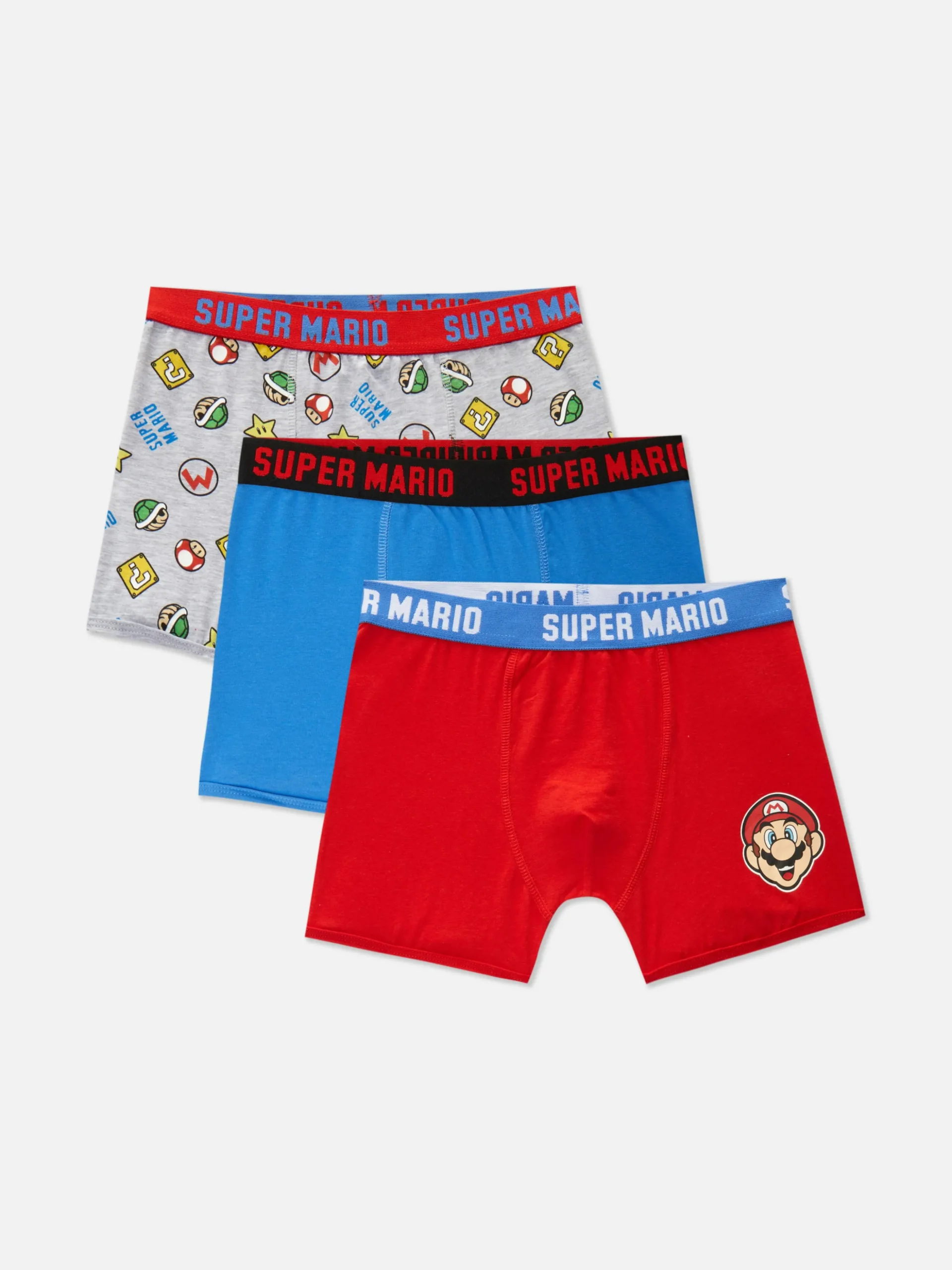 Pack De 3 Calzoncillos De Super Mario