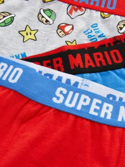Pack De 3 Calzoncillos De Super Mario