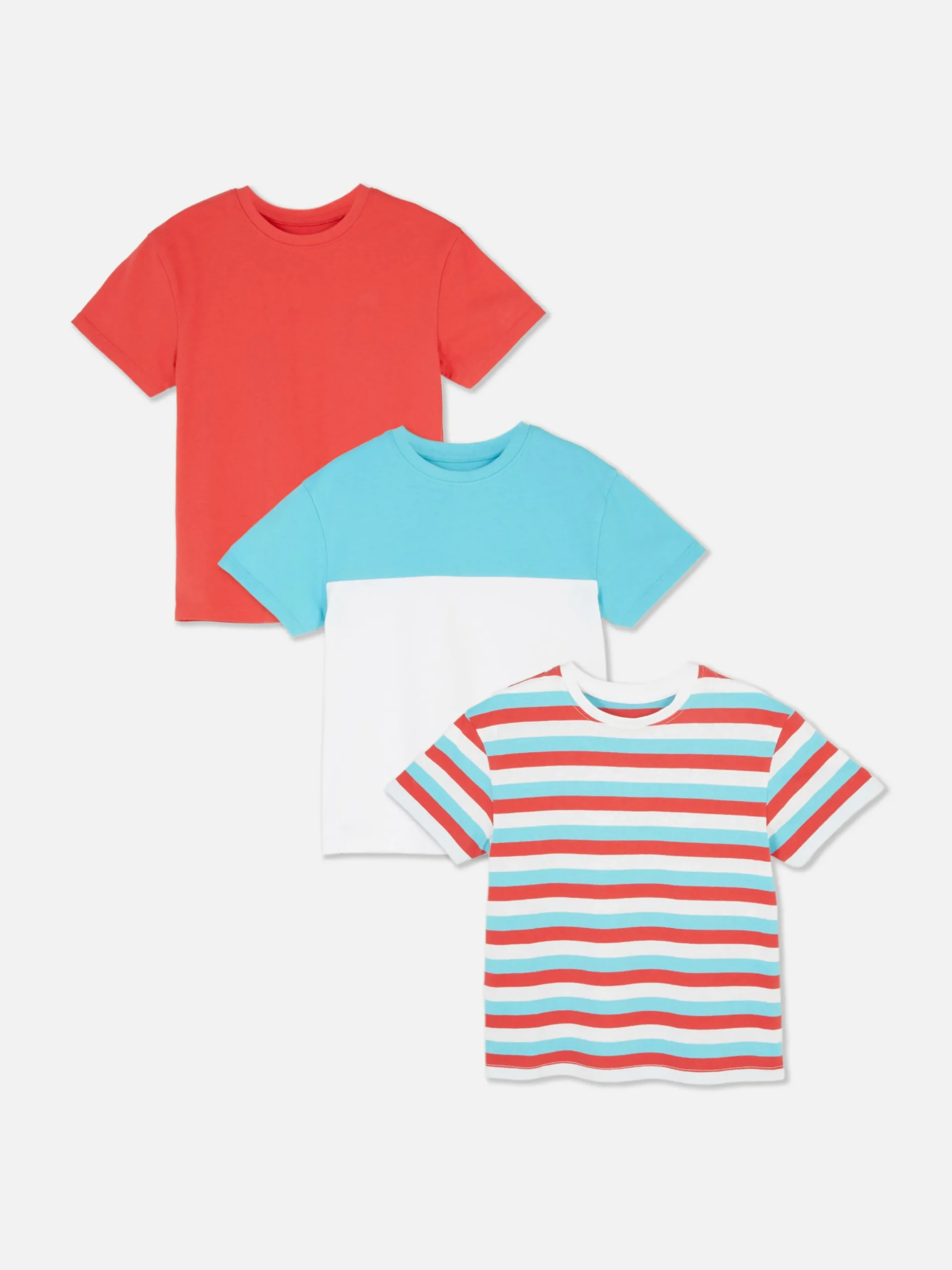Pack De 3 Camisetas De Manga Corta Surtidas