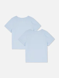 Pack De 2 Camisetas Escolares De Manga Corta