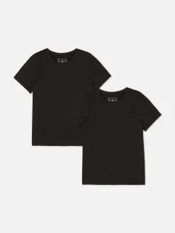 Pack De 2 Camisetas Escolares De Manga Corta