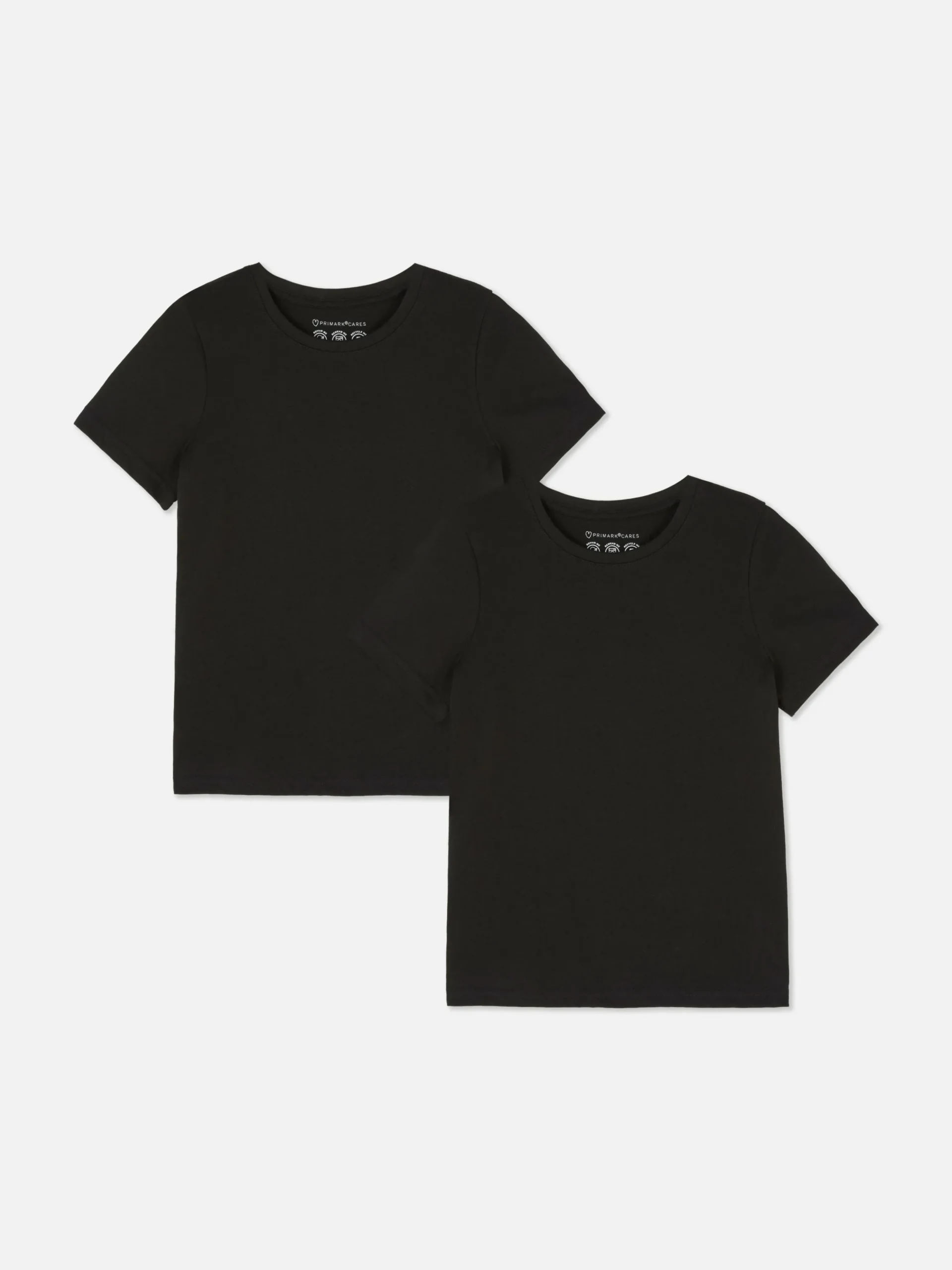 Pack De 2 Camisetas Escolares De Manga Corta