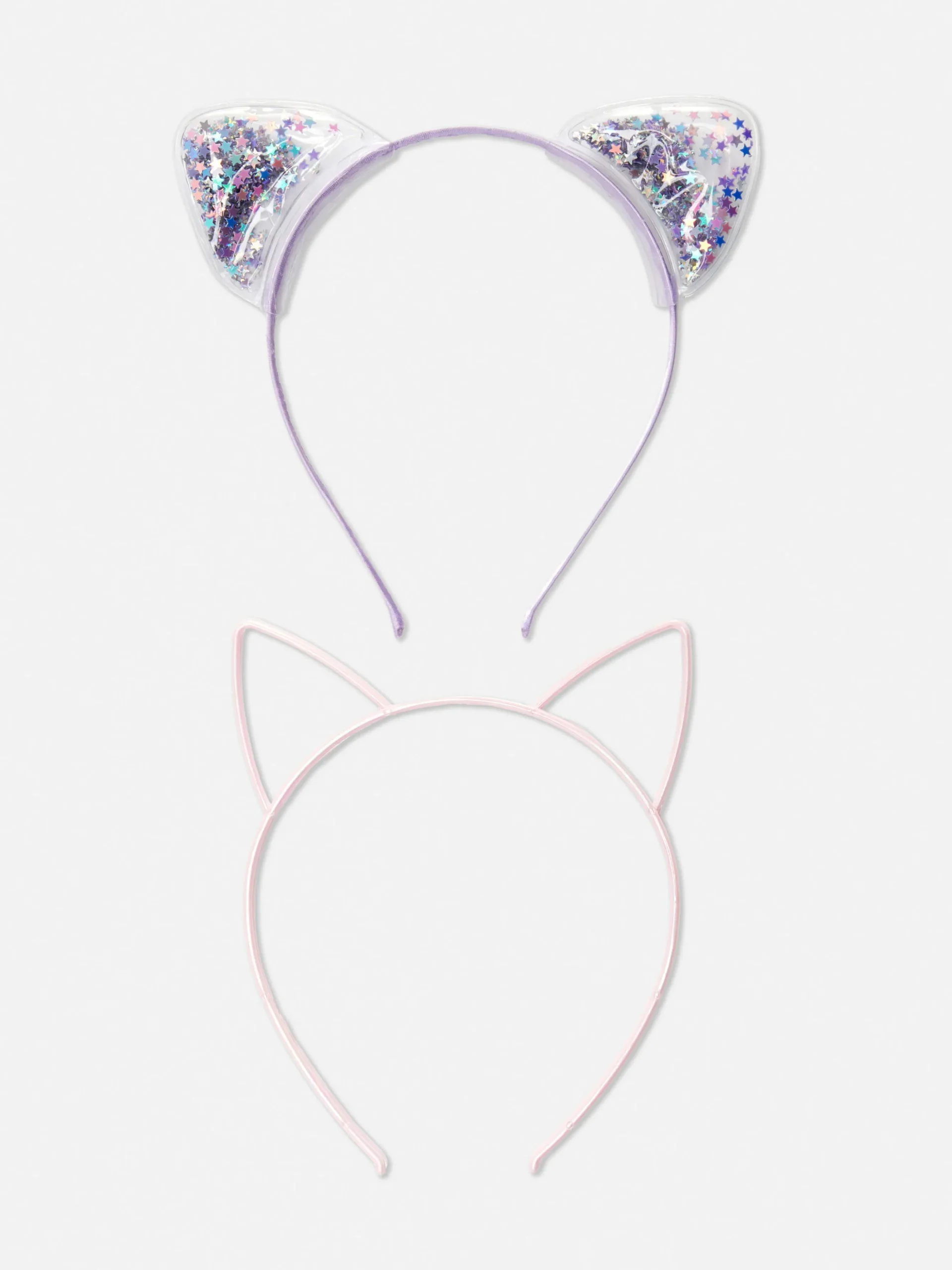 Pack De 2 Diademas Con Orejas De Gato