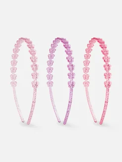 Pack De 3 Diademas Con Purpurina