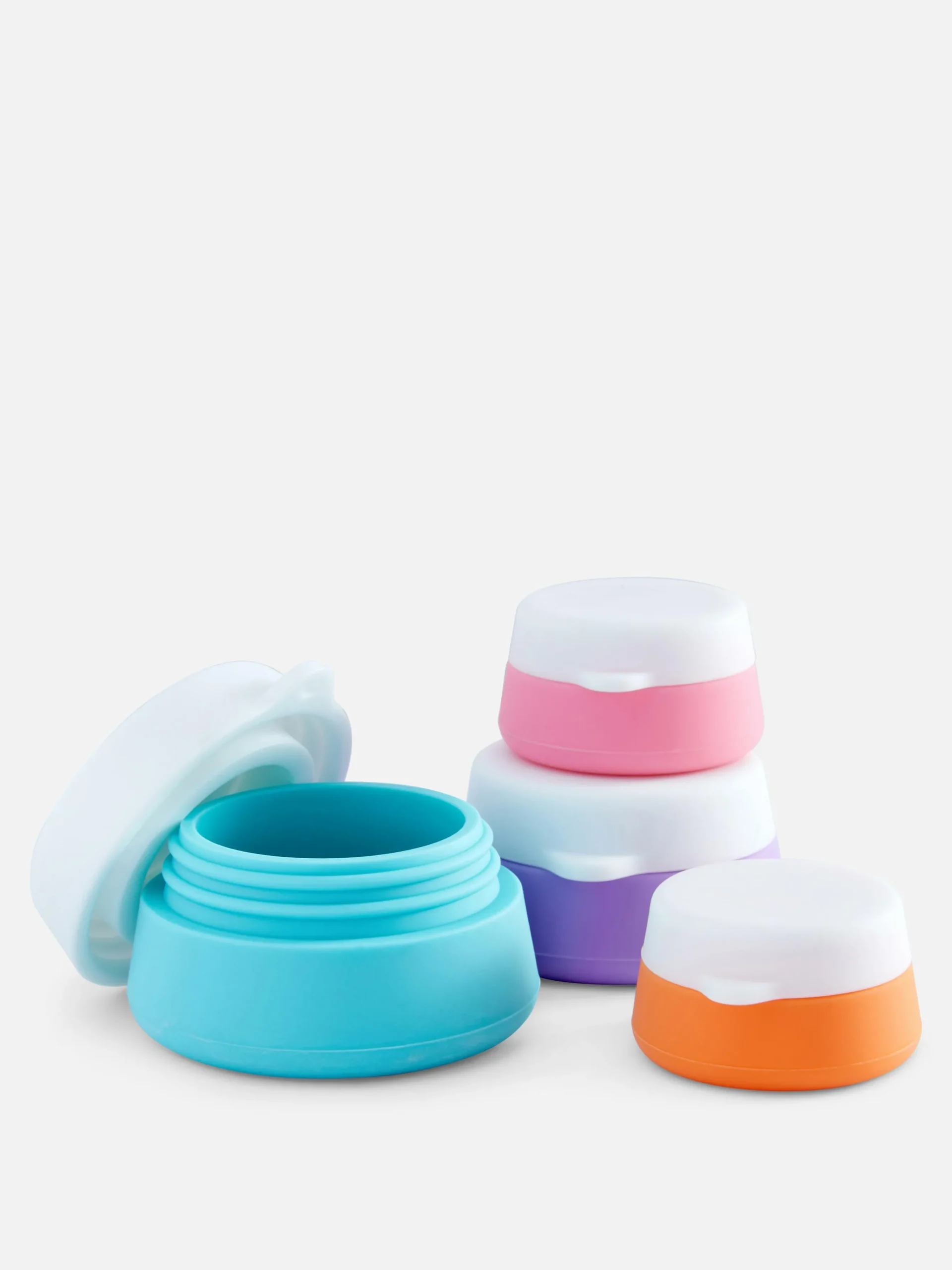 Pack De 4 Envases De Viaje De Silicona