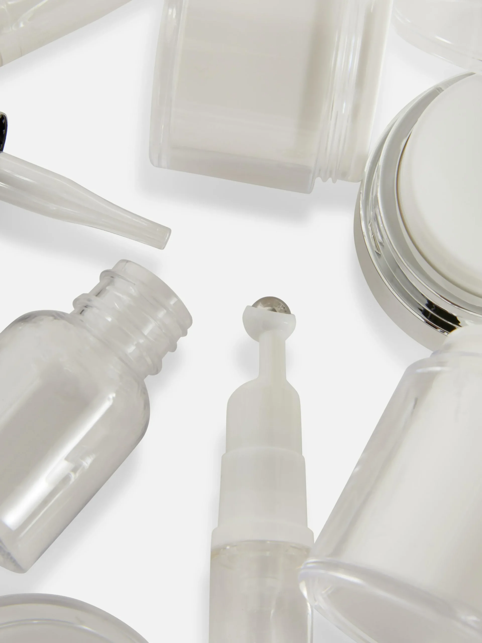 Pack De 4 Frascos Para Productos De Cuidado Facial
