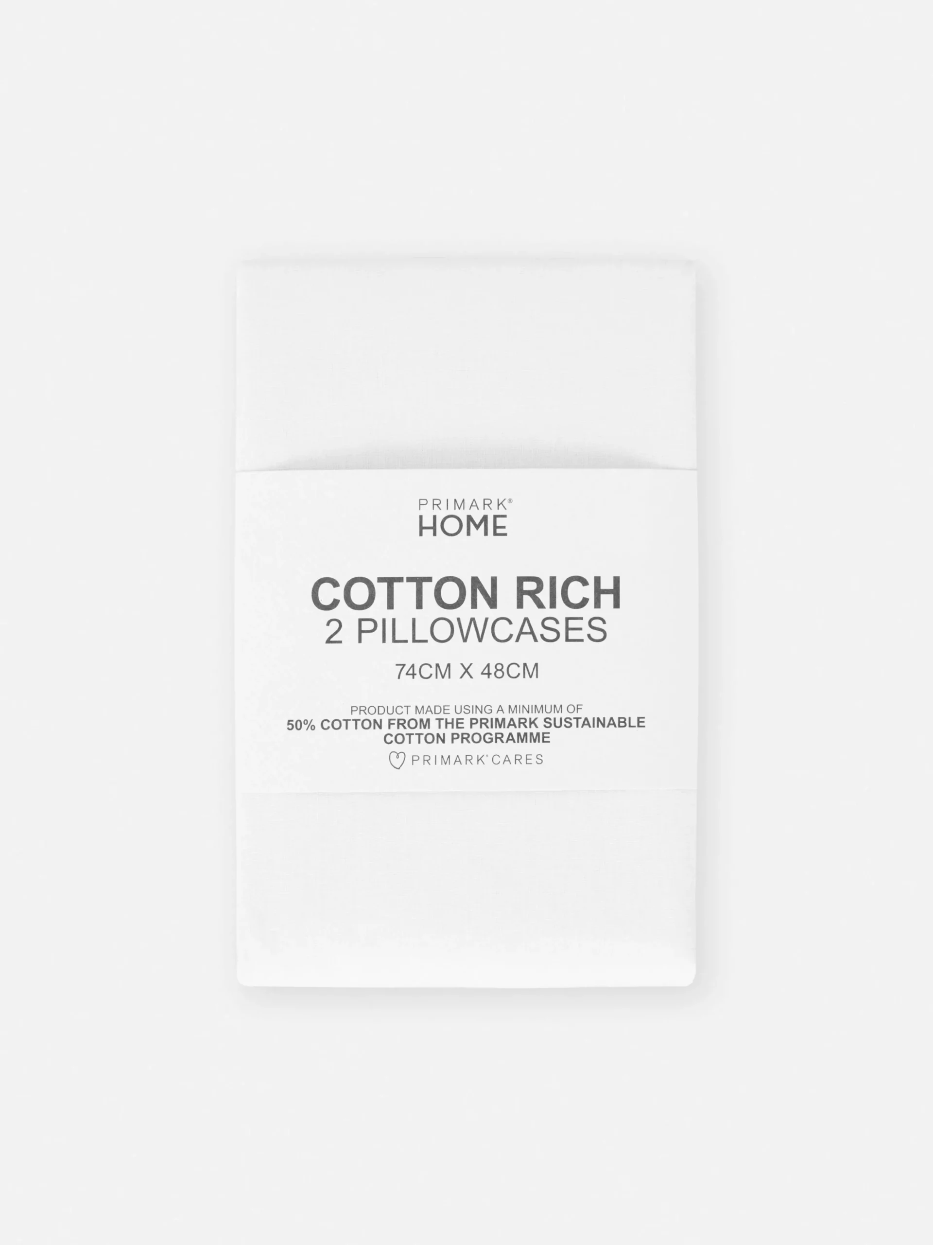 Pack De 2 Fundas De Almohada Blancas Essential