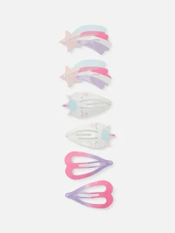Pack De 6 Horquillas Con Unicornios