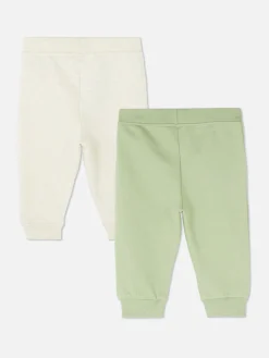 Pack De 2 Joggers Con Bajos Ajustados