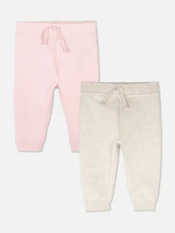 Pack De 2 Joggers Con Bajos Ajustados