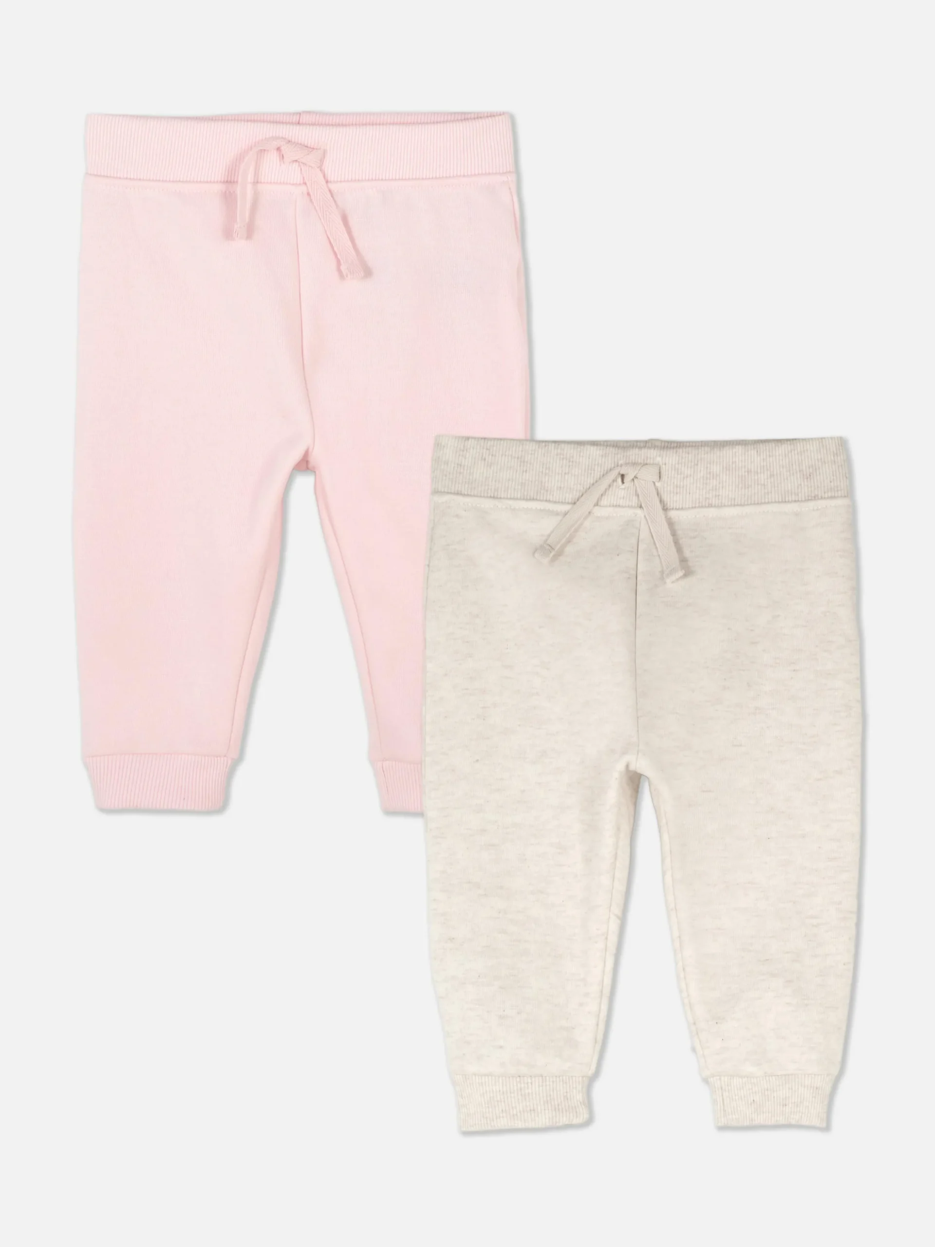 Pack De 2 Joggers Con Bajos Ajustados
