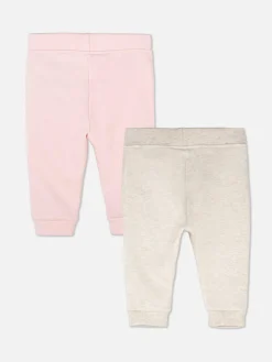 Pack De 2 Joggers Con Bajos Ajustados