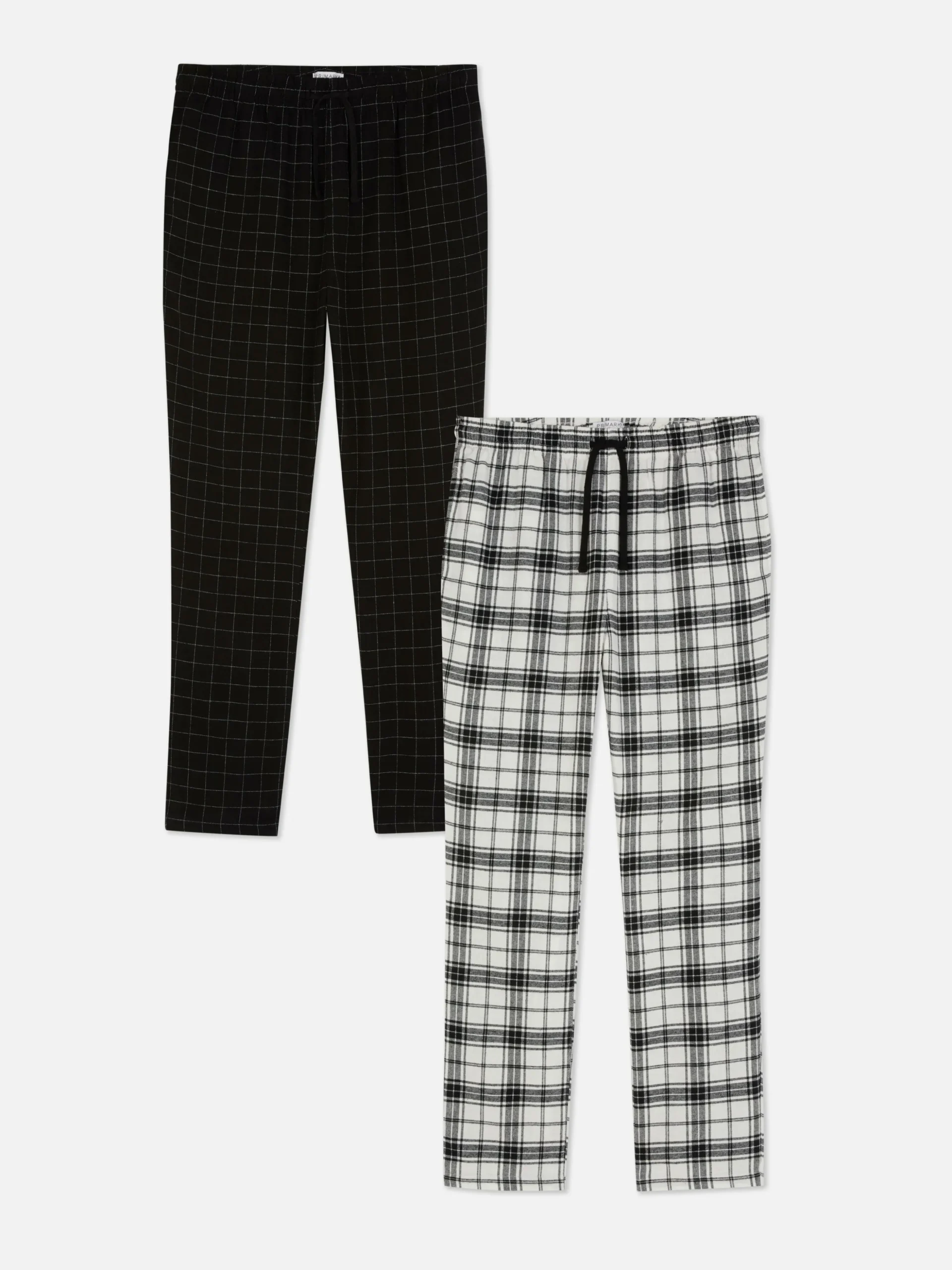 Pack De 2 Pantalones De Pijama A Cuadros