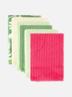Pack De 5 Paños De Cocina Acanalados
