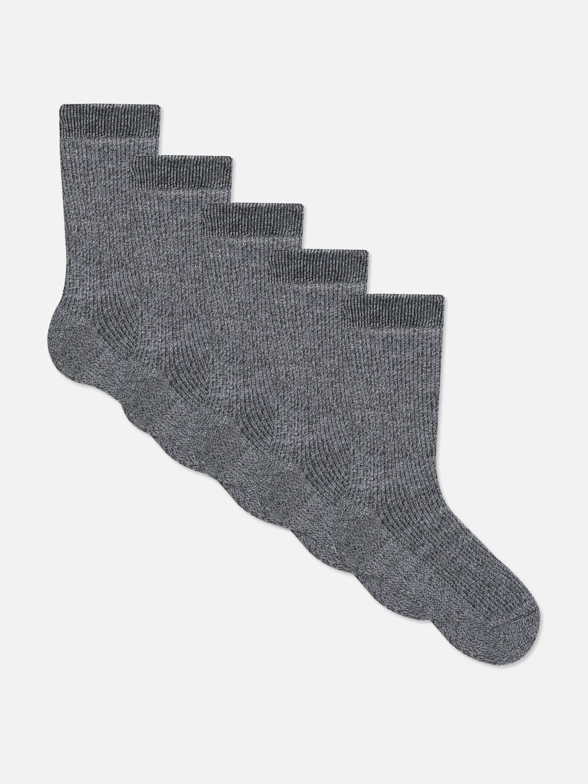 Pack De 5 pares De Calcetines Altos Acanalados