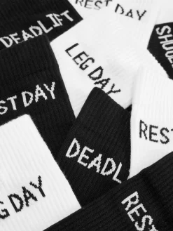 Pack De 5 Pares De Calcetines Bajos Con Mensaje