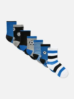 Pack De 7 Pares De Calcetines Bajos De Fútbol