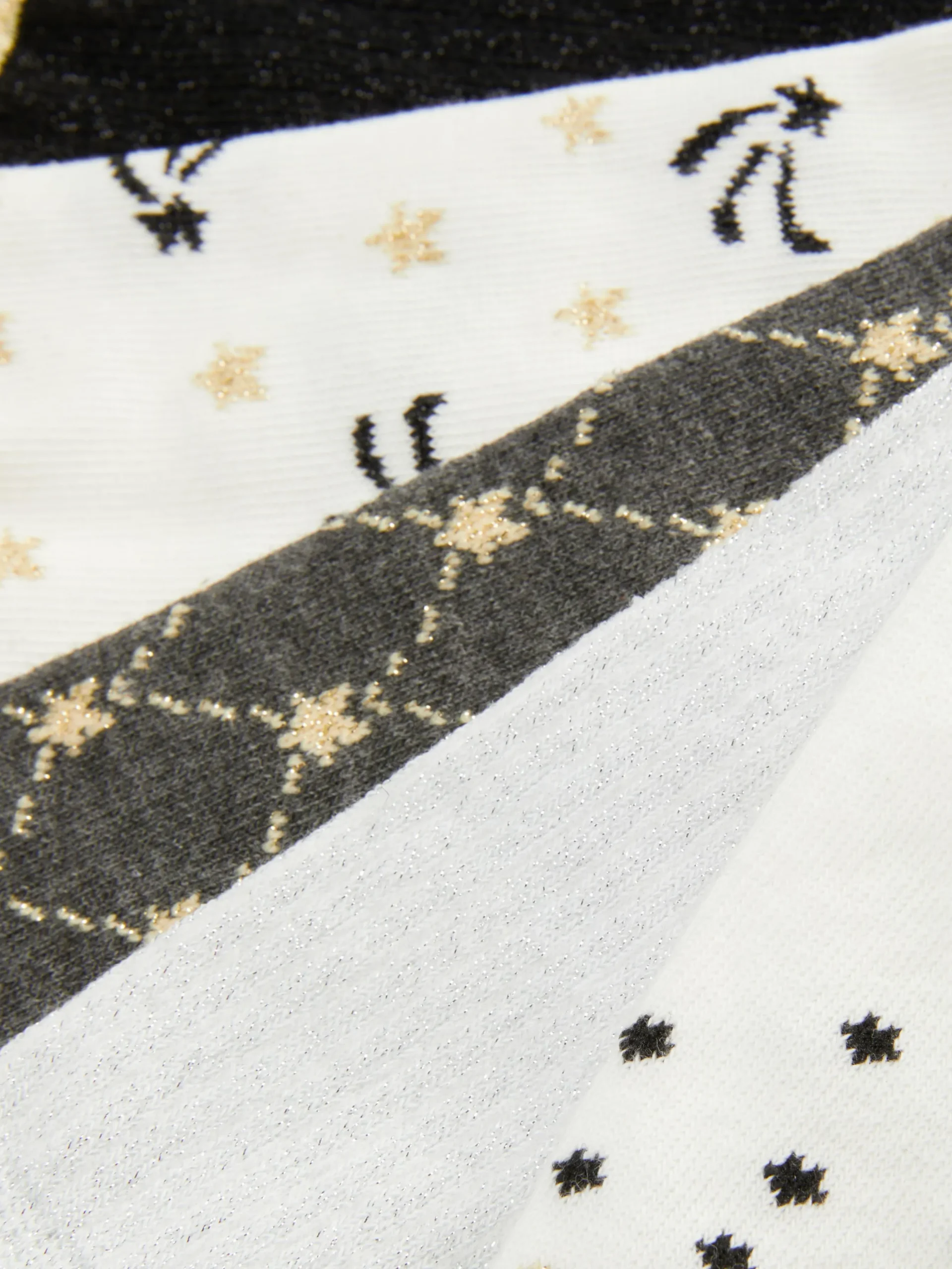 Pack De 5 Pares De Calcetines Cortos Con Estrellas