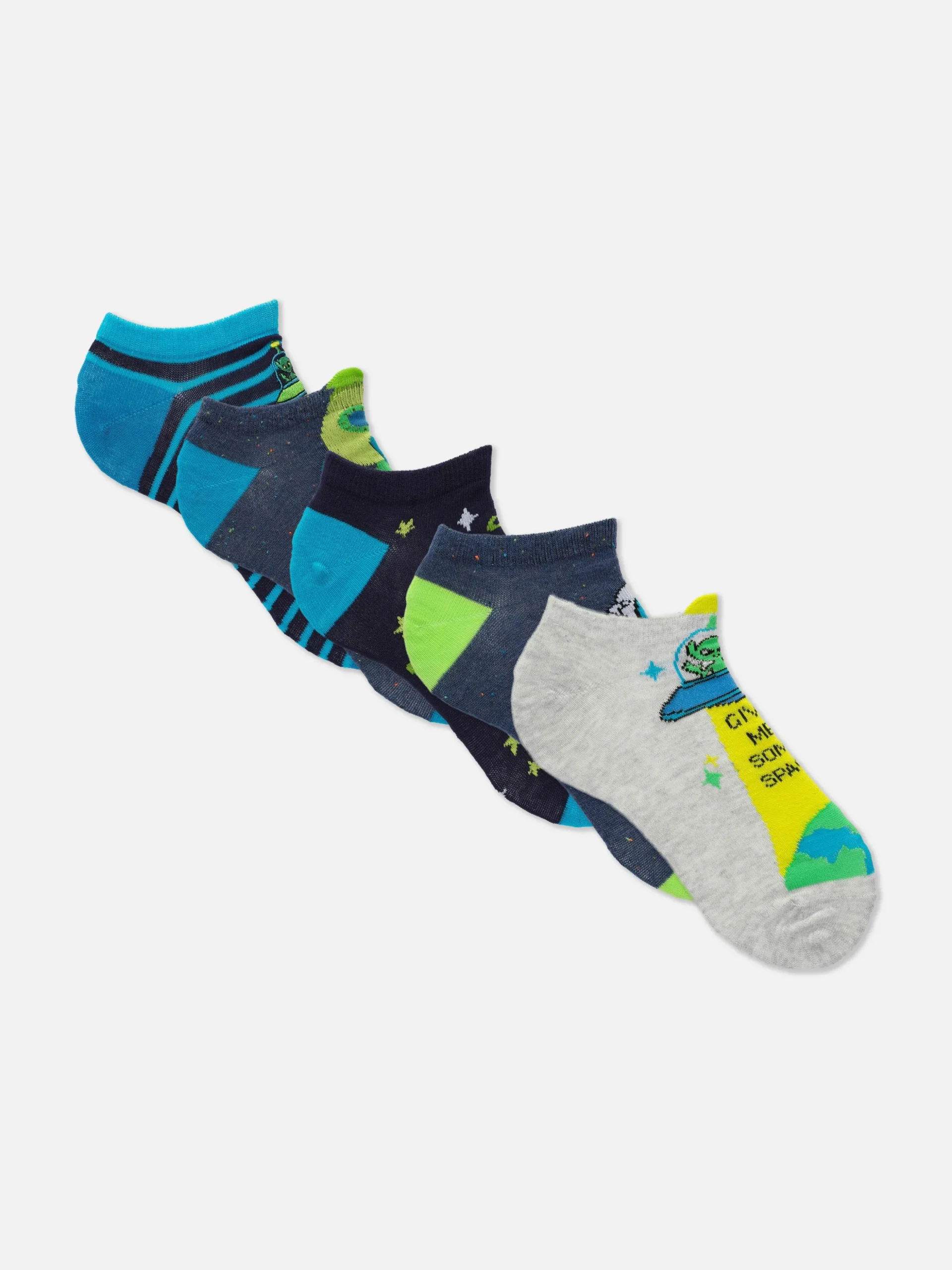 Pack De 5 Pares De Calcetines Con Motivos Espaciales