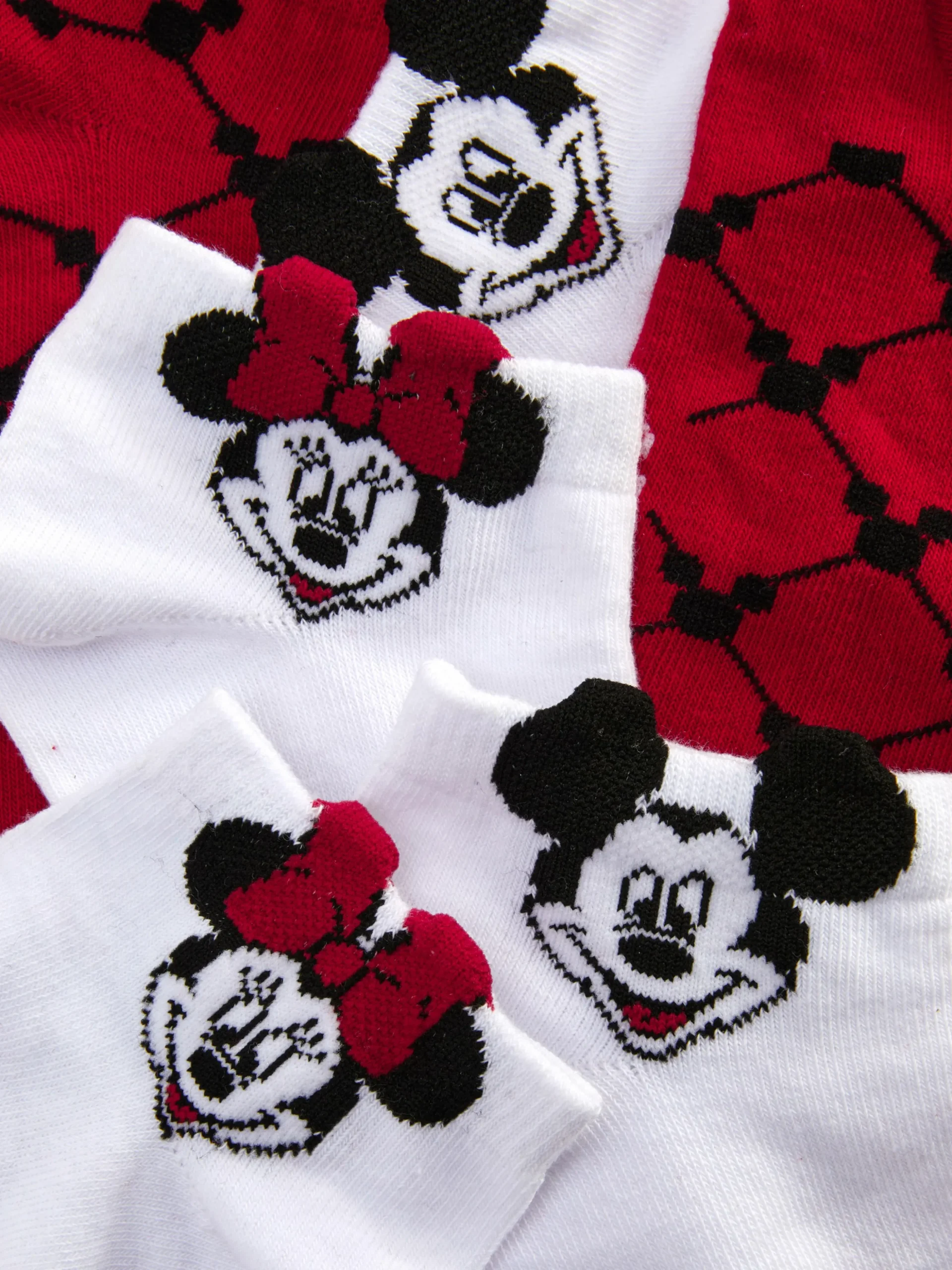 Pack De 3 Pares De Calcetines De Mickey Y Minnie