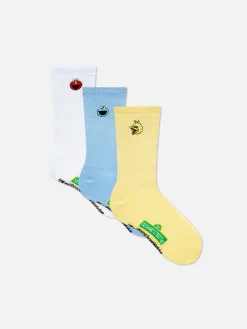 Pack De 3 Pares De Calcetines De Barrio Sésamo