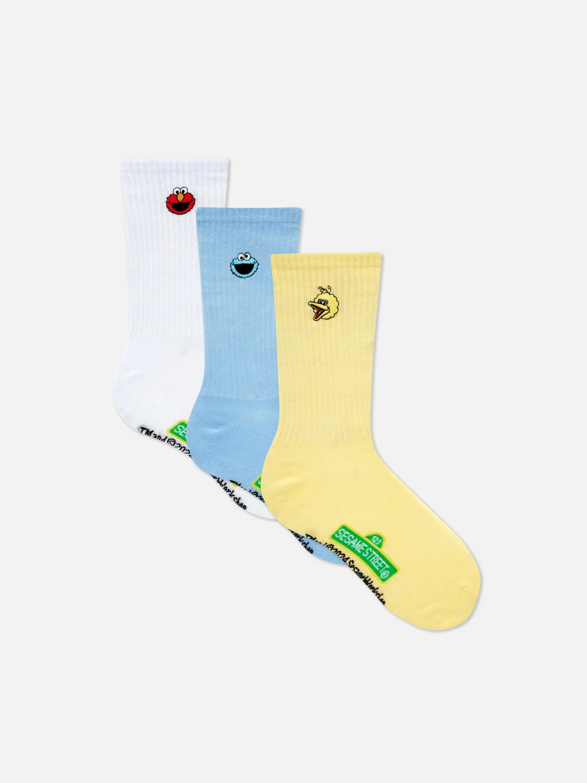 Pack De 3 Pares De Calcetines De Barrio Sésamo