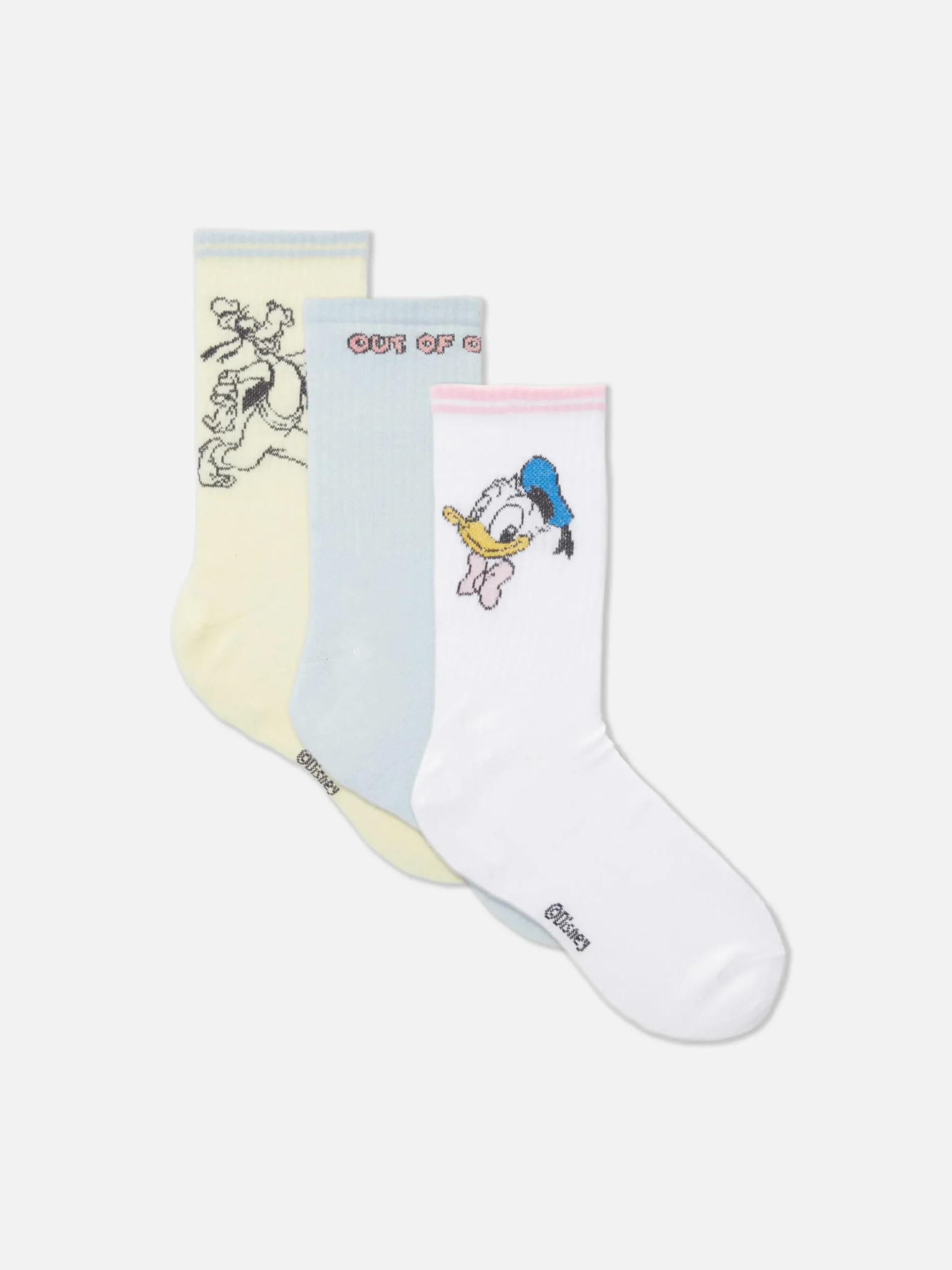 Pack De 3 Pares De Calcetines De Donald Y Goofy