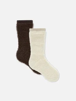 Pack De 2 Pares De Calcetines De Pelo