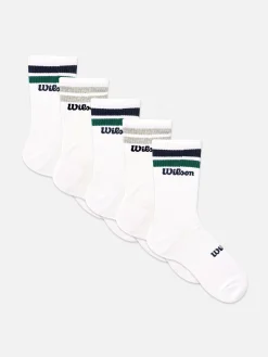 Pack De 5 Pares De Calcetines Deportivos Wilson